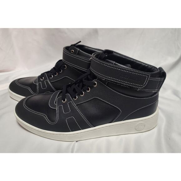 Authentic Hermes Freestyle Leather Sneakers Shoes sz 46 US 12 13 w dust bag - Picture 1 of 12